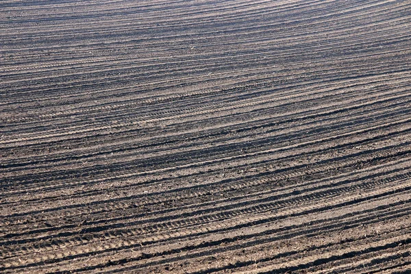 Arado campo fundo agricultura indústria — Fotografia de Stock