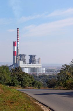 Termik santral sahasında