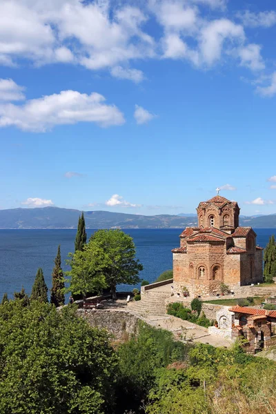 Jovan Kaneo iglesia en el lago Ohrid Macedonia —  Fotos de Stock
