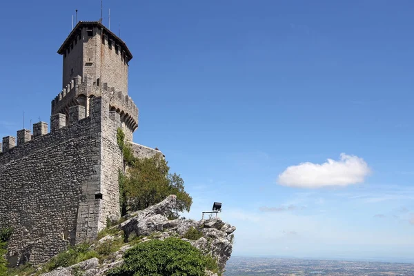 Rocca della Guaita San Marino fortress — стокове фото