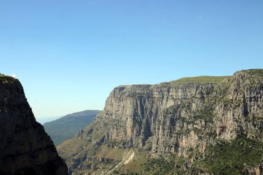 Vikos Zagoria Yunanistan manzara geçit 