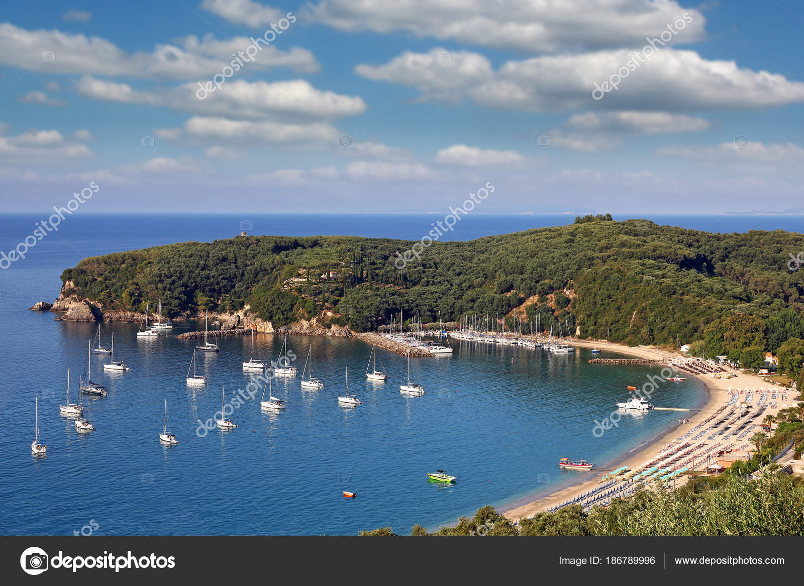Parga Grece Valtos Plage Paysage Ete Saison Image Libre De Droit Par Goceristeski C