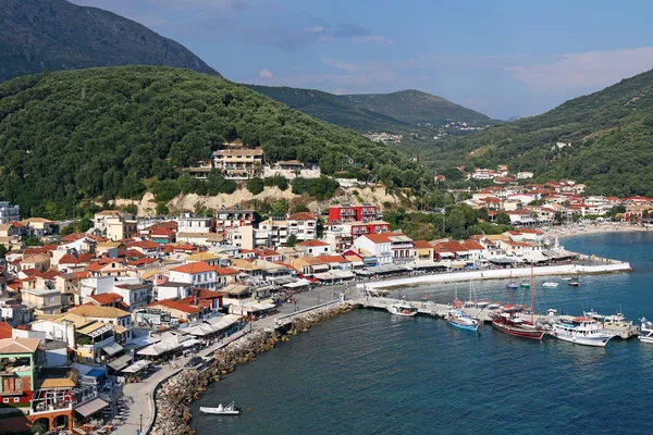 Parga Řecko turistický cíl letní sezóny krajina — Stock fotografie