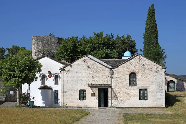 Antigua casa de piedra fortaleza de Ioannina Grecia —  Fotos de Stock