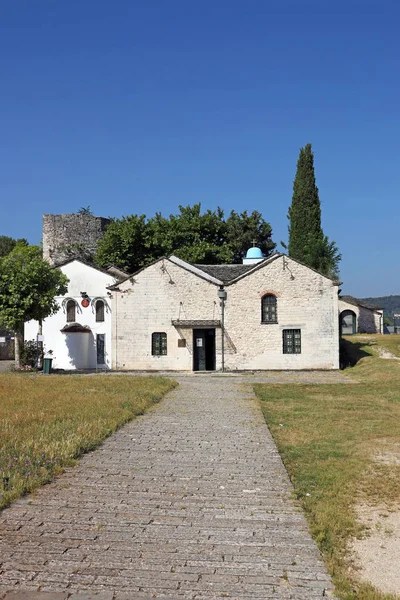 Antigua casa de piedra Ioannina Grecia —  Fotos de Stock