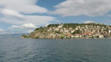Ohri Gölü ve şehir manzarası