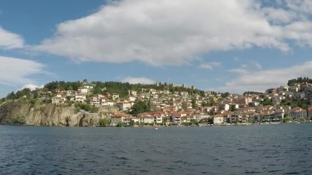 Ohrid Makedonya Yaz Sezonu — Stok video