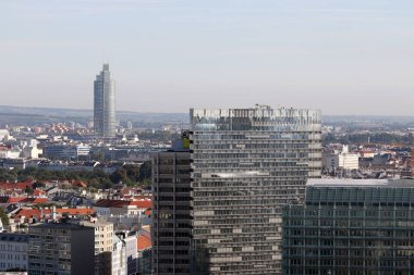 Viyana şehir manzaralı ofis binaları 