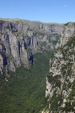 Zagoria Epirus Yunanistan 'daki Vikos Boğazı
