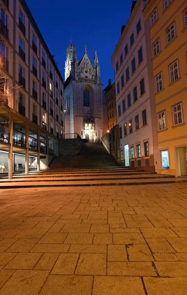 Maria am Gestade por la noche Viena Austria — Foto de Stock