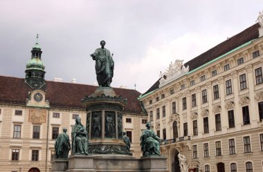 monument to Emperor Franz I Hofburg Burgplatz Vienna 