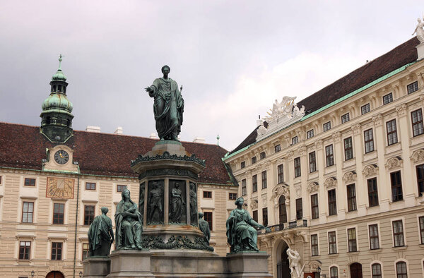 Monument to Emperor Franz I Hofburg Burgplatz Vienna