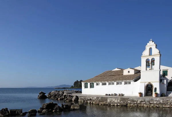 Orthodoxe Vlacherna Klooster Corfu Eiland Griekenland — Stockfoto