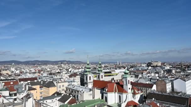 维也纳市中心全景奥地利欧洲 — 图库视频影像