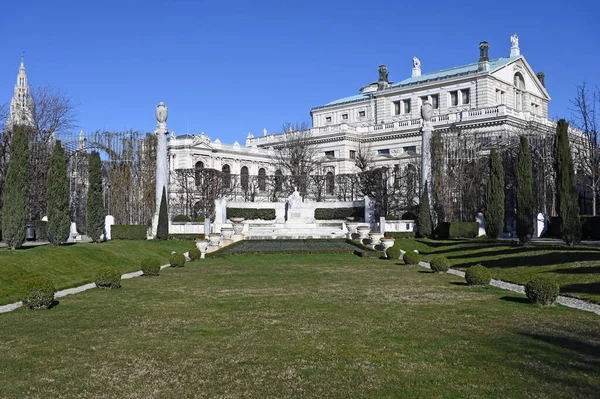 Monumento Emperatriz Isabel Volksgarten Viena Austria —  Fotos de Stock