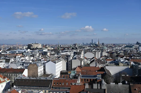 Панорамный Вид Города Вене — стоковое фото