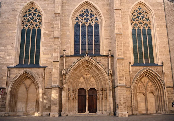 Eingang Zur Minoritenkirche Wien — Stockfoto