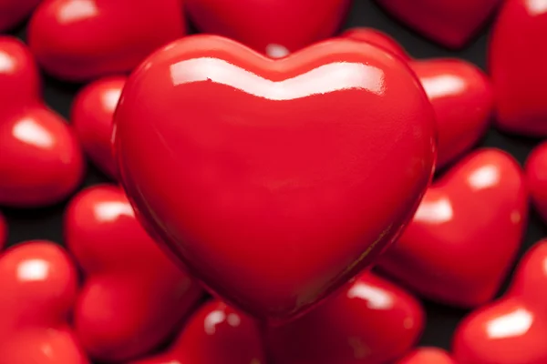 Día de San Valentín - Corazones rojos —  Fotos de Stock