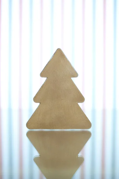 Árbol de Navidad sobre fondo abstracto — Foto de Stock