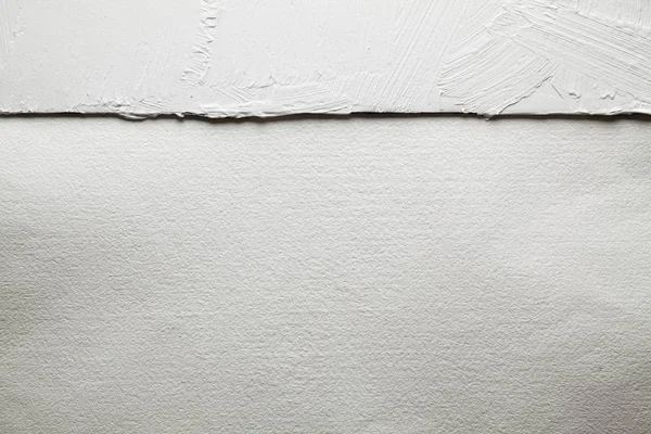 Vit puts på väggen och handgjort papper kalkylbladsbakgrund eller — Stockfoto