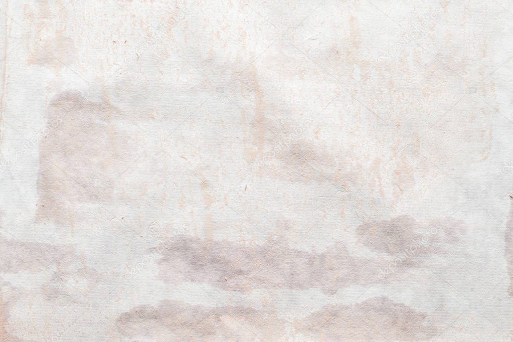 Wet wrinkled paper sheet - grunge background or texture