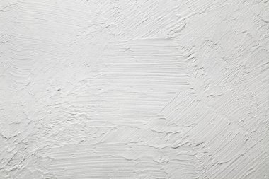 White plaster on the wall background or texture clipart