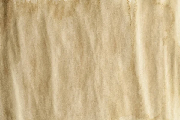 Folha de papel artesanal amassada - fundo ou textura — Fotografia de Stock
