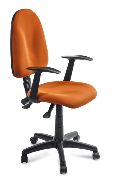 Biznesowe krzesło do pracy i relaksu, na białym tle — Zdjęcie stockowe