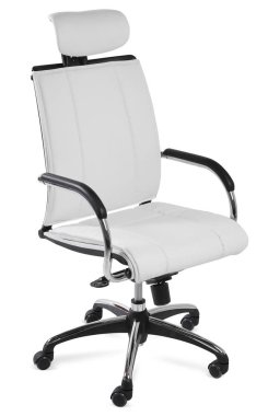 Rahat koltuk, iş ve rahatlama için, izole edilmiş.