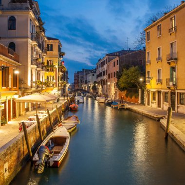 gece aydınlatma Venedik