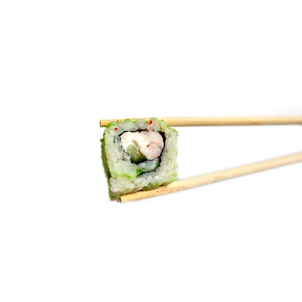 Tradicional Japonês Sushi Roll — Fotografia de Stock