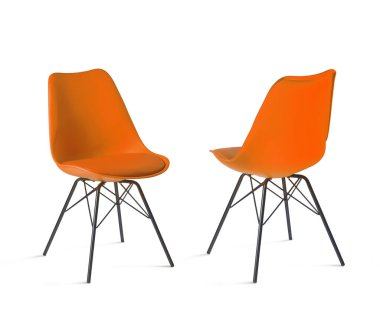 iş portakal koltukları, iş ve rahatlama için, izole