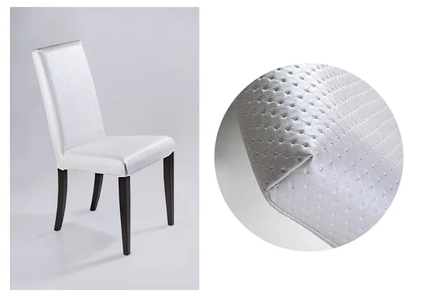 Cadeira Luxo Com Detalhes Isolado — Fotografia de Stock