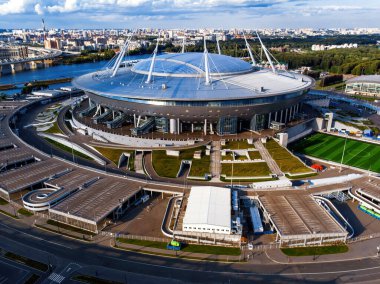 Petersburg Panoraması, kuadrokopter insansız hava aracı görüntüsü