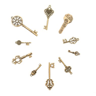 Eski altın anahtarlar