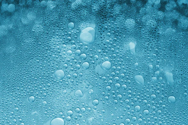 Close Water Drops Light Background — Stock Photo, Image