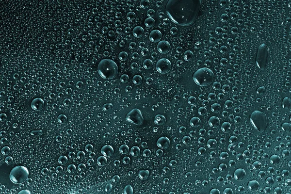 Texture Water Drops Dark Background — Stock Photo, Image