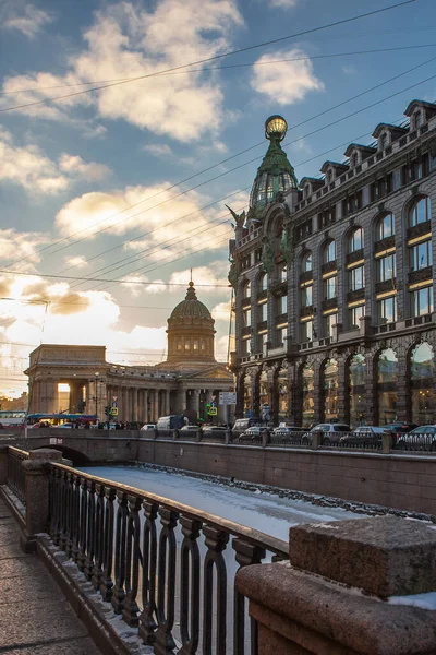 Kazan Kathedraal Petersburg Rusland — Stockfoto