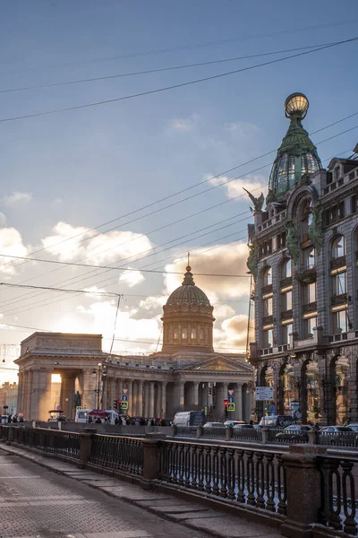 Казанский Собор Санкт Петербург Россия — стоковое фото