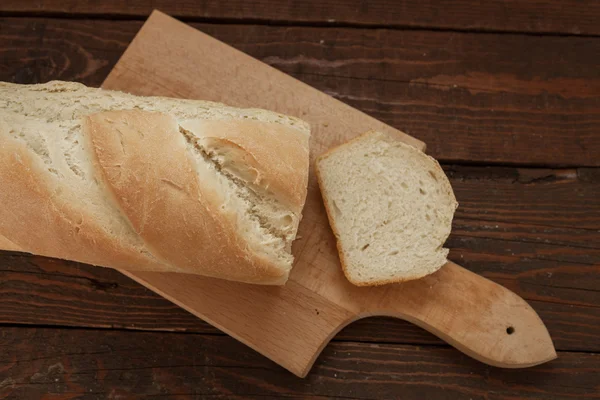 Fresh homemade white bread — Stock Photo, Image