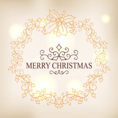 Kaligrafi Noel semboller koleksiyonu.