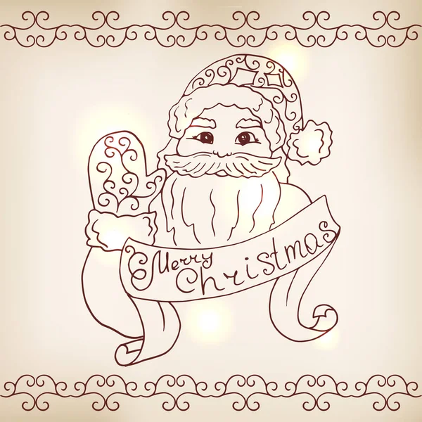 クリスマスのシンボルのカリグラフィ コレクション. — ストックベクタ