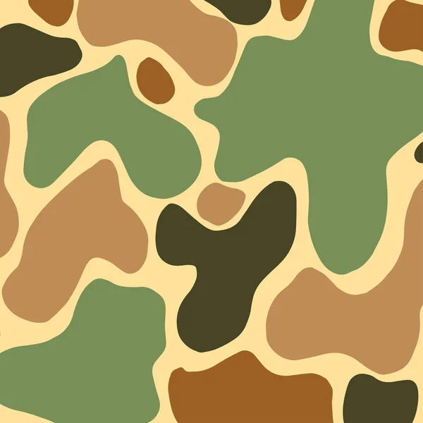 Fondo de camuflaje. Ilustración vectorial — Vector de stock