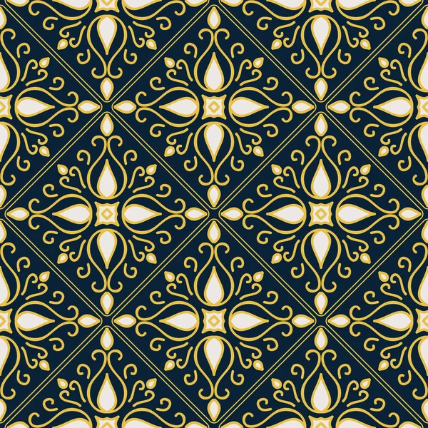 Stylish arabic seamless pattern — Stock Vector