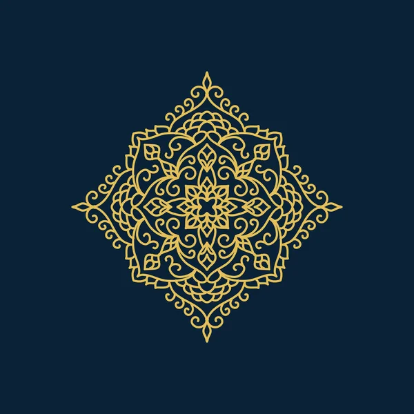 Elemento decorativo stile arabo Illustrazioni Stock Royalty Free