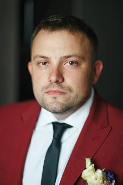 portrait of the groom