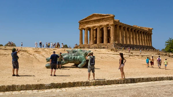 TEMPI DI VALLE AGRIGENTO — Foto Stock