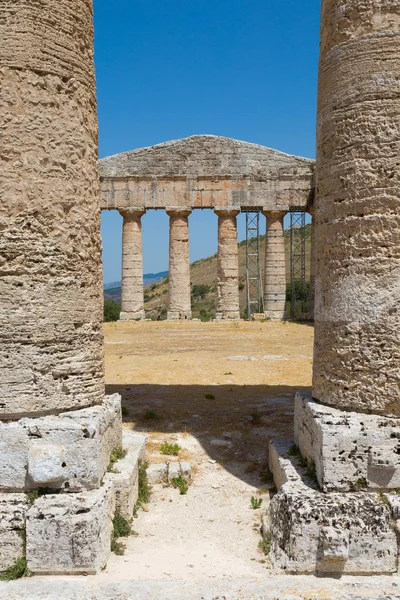 ARQUEOLOGIA DE SEGESTA SICÍLIA — Fotografia de Stock