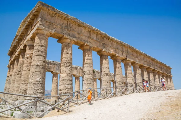 SEGESTA SICILIA ARCHEOLOGIA — Stockfoto