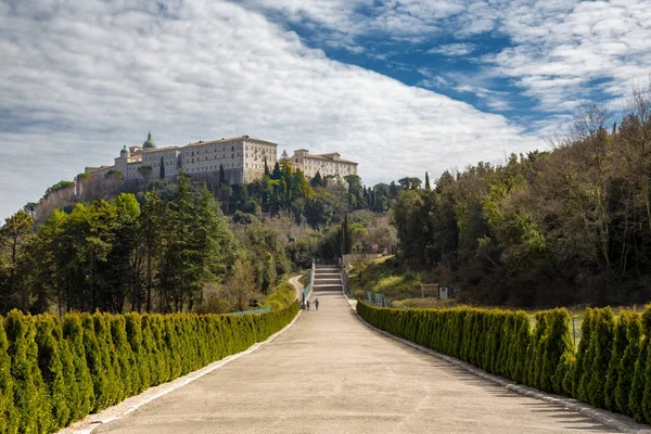 Opactwo Monte Cassino, Włochy — Zdjęcie stockowe